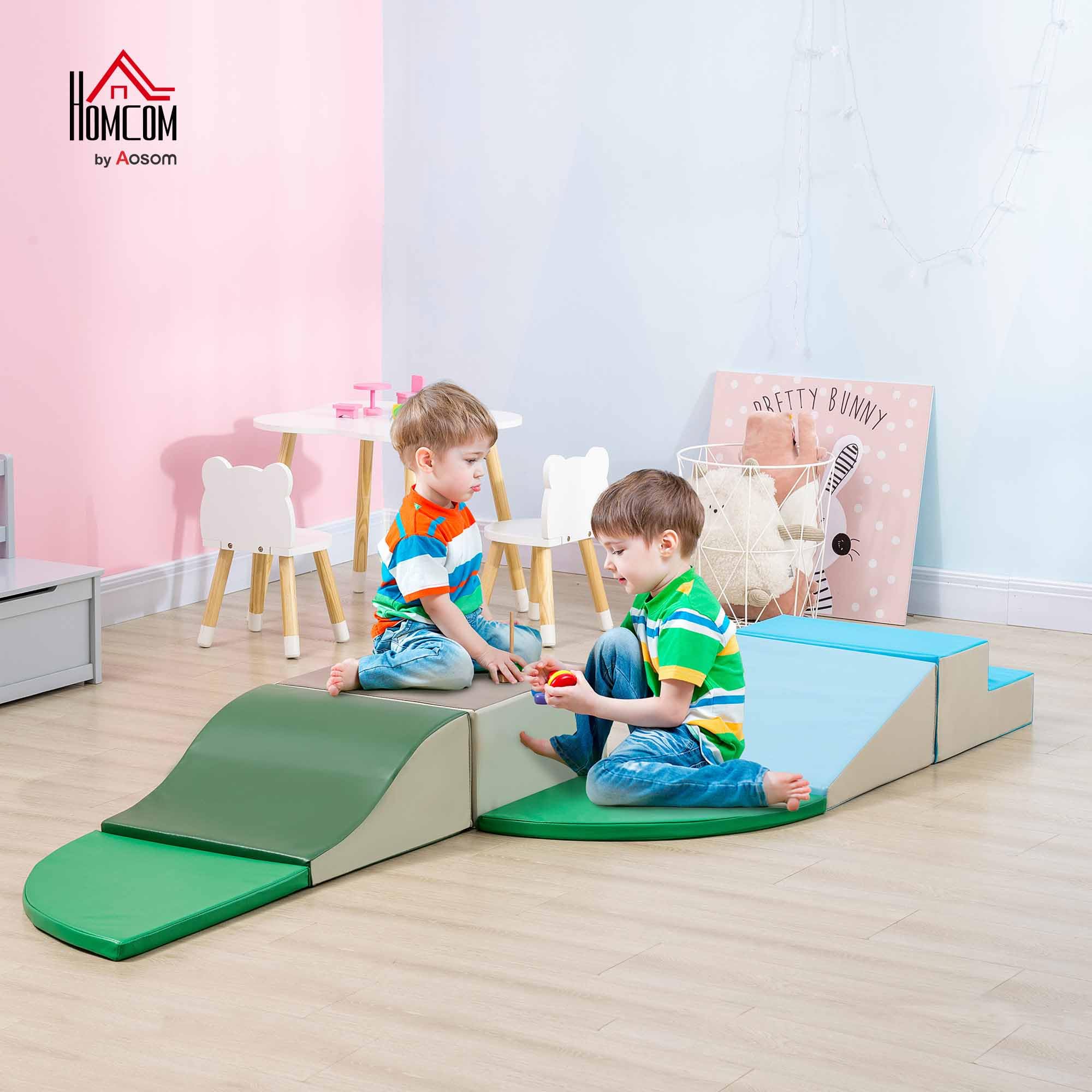 HOMCOM 6 XXL-Schaumstoffbausteine für Kinder, motorische Module