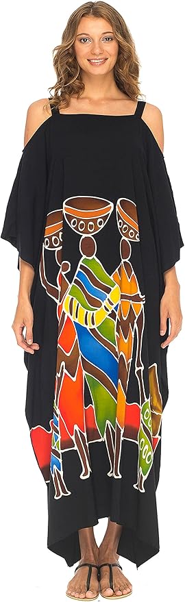 cold shoulder kaftan