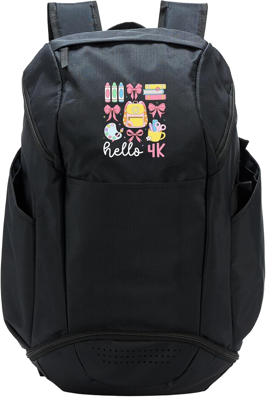 Hello 4K First Day Of 4K Student 4K Teacher Sport Backpack