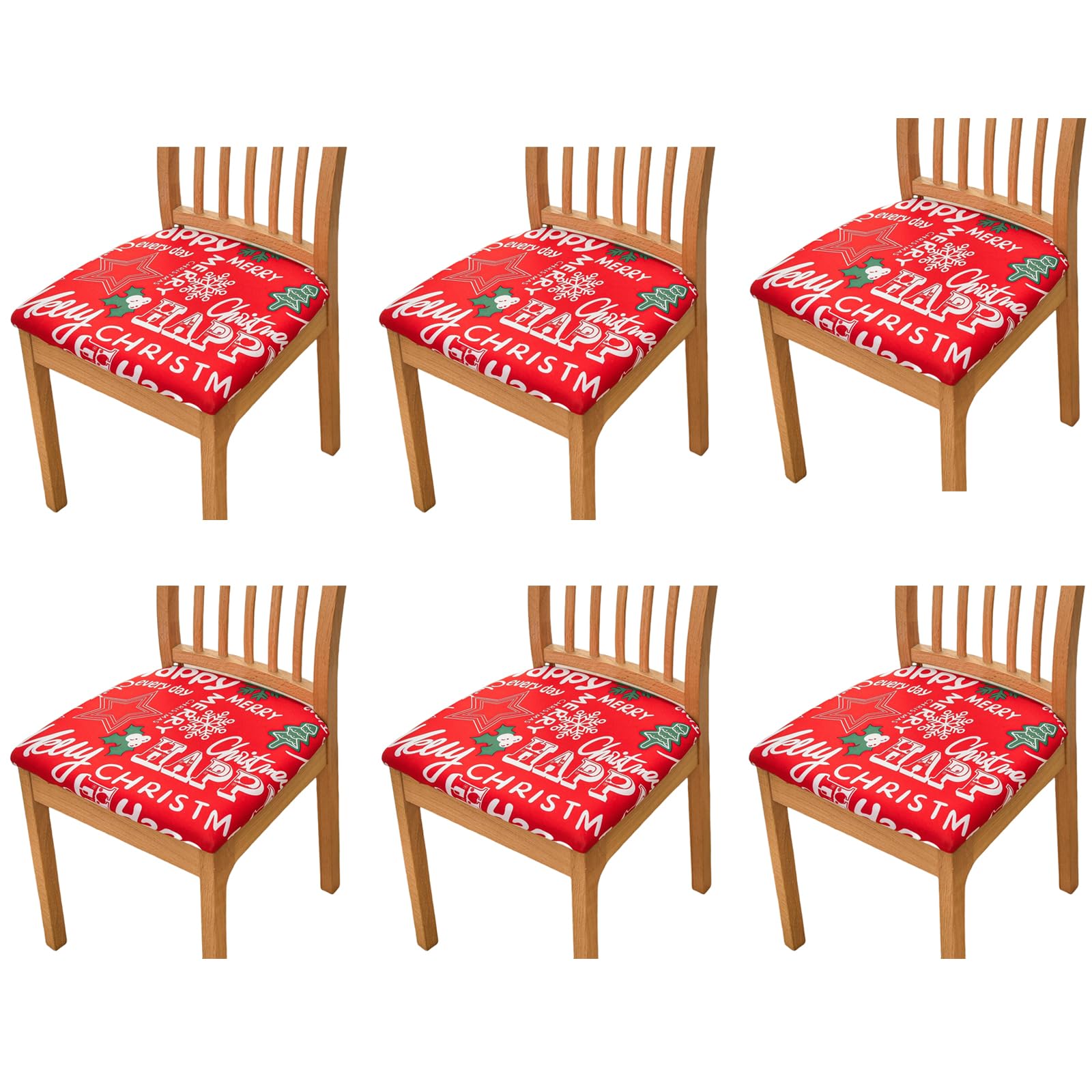 Housses de chaise salle à manger extensibles lavables lot de 6