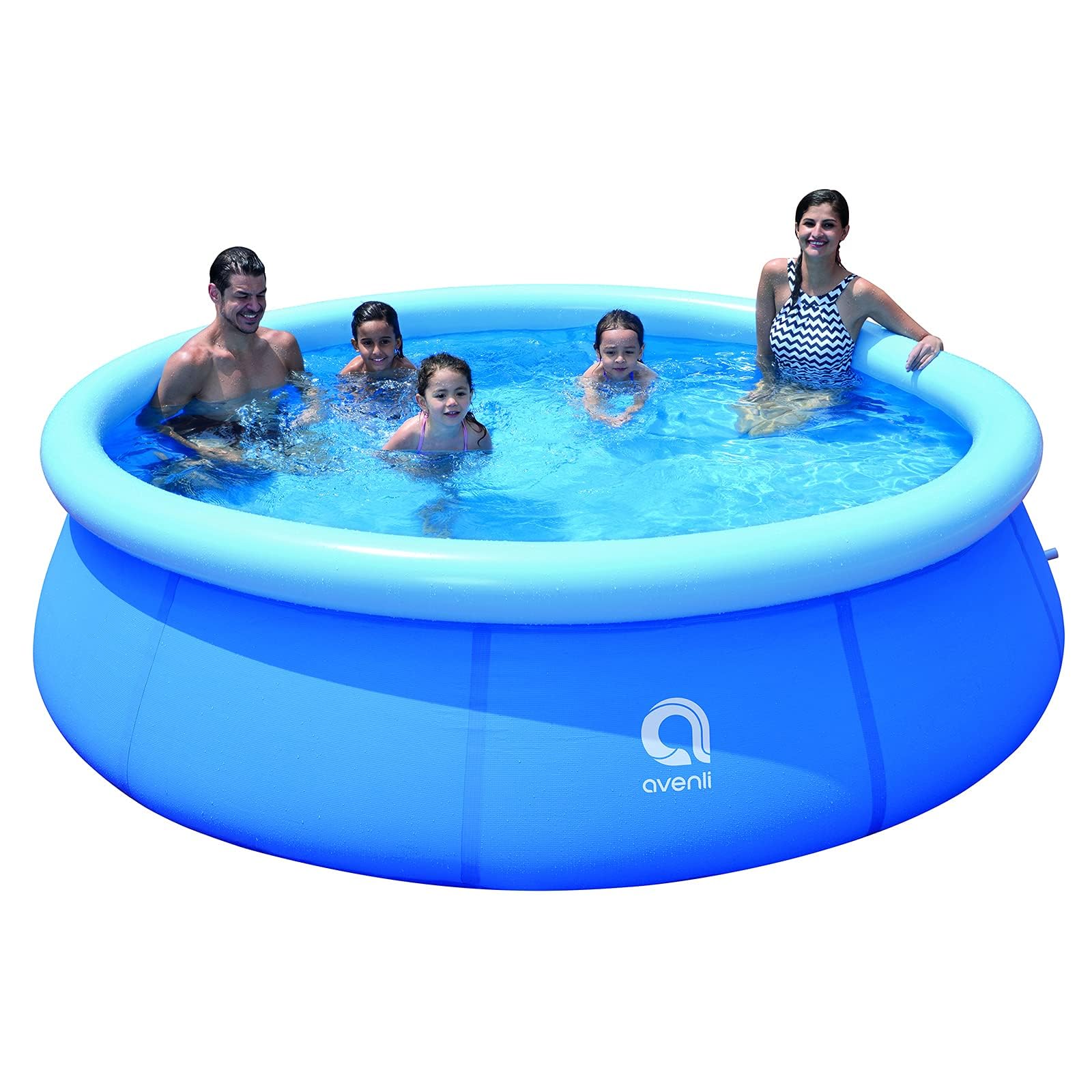 Outraveler 10ft x 30in Inflatable Swimming Pool, Outdoor Above Ground Pool, Top Ring Blow Up Pool