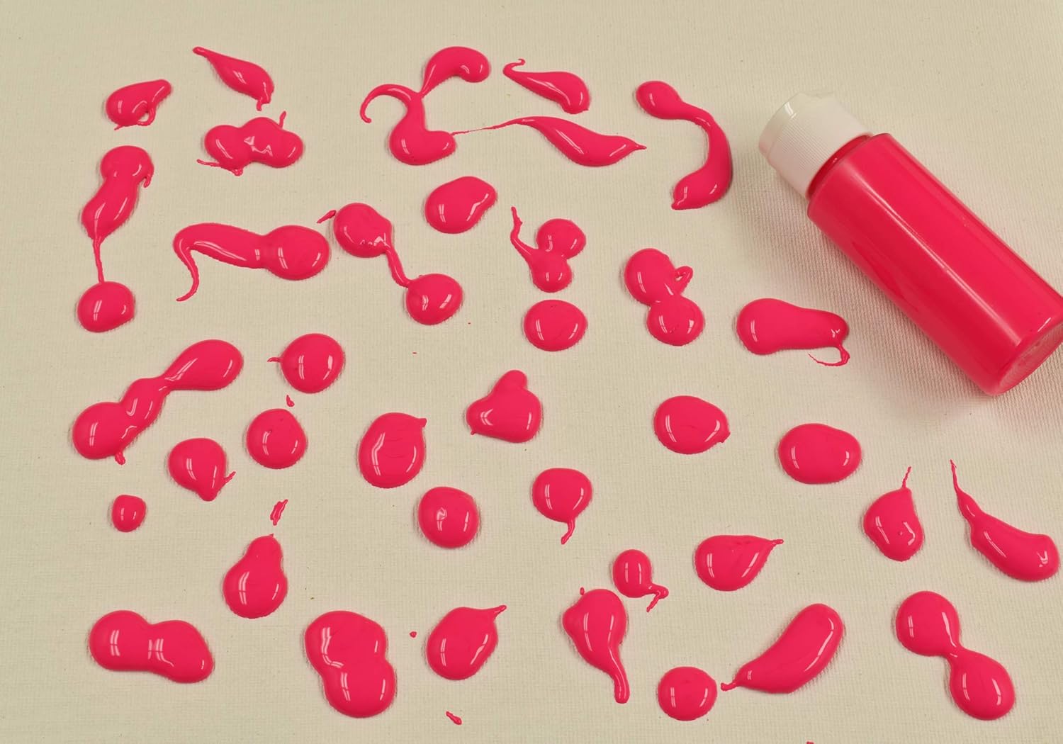 DirectGlow UV Blacklight Reactive Fluorescent Tempera Party Paint (6 Color Assortment, 2 Ounce Bottles) : Art Paints : Arts, Crafts & Sewing