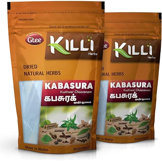 KILLI Kabasura Kudineer Chooranam Powder 100g Pack