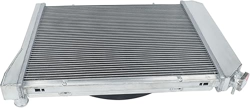 Miniatura 283 de Radiador de aluminio AA5052 de 3 filas compatible con Dodge Ram 2009-2021 1500 2500 3500 4000 V6 V8 Pickup AT/MT 3 filas,1 fila,Ventilador