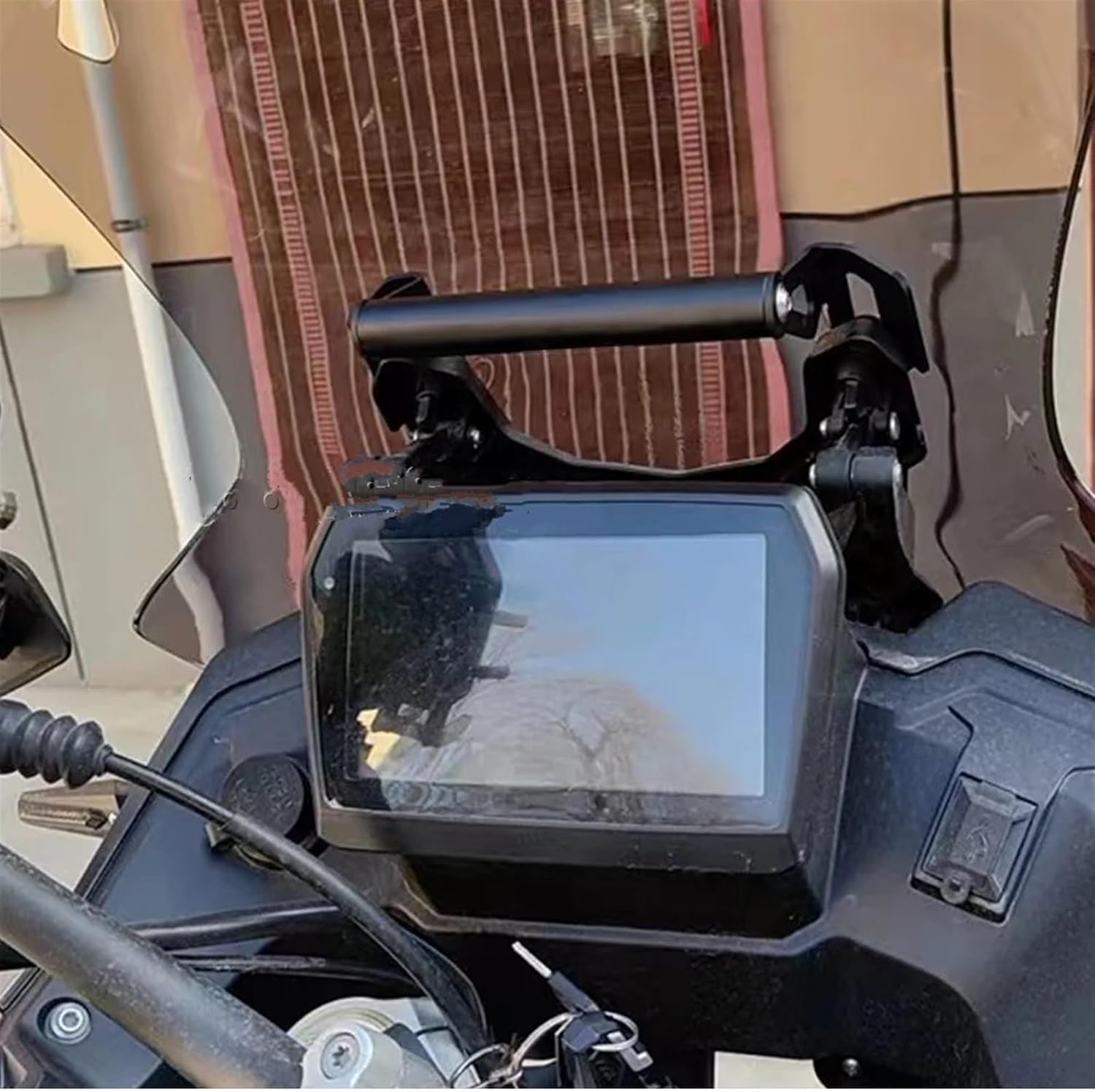 バイク クランプバー ヴォージ ヴァリコ 525DSX DSX525 DS525X DSX 525用 オートバイ携帯電話ブラケットサ