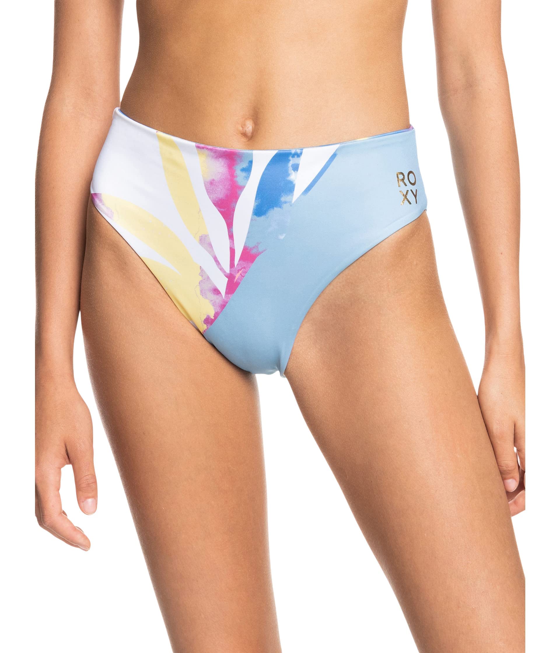 Roxy Bikini Pop Surf mi-haut imprimé tie-dye unique et coupe galbante - 2