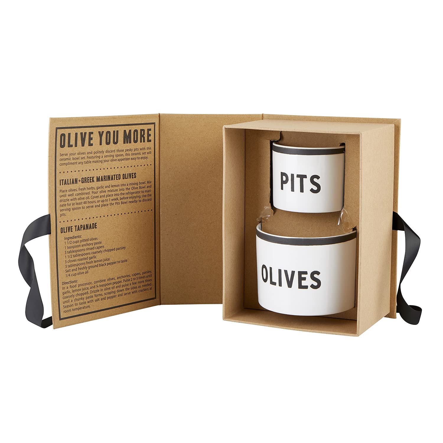 Amazon Cheese Santa Barbara Design Studio Cheese Knives Gift Set White & Black Knives Cardboard Book Gifts, 2-Pieces, Lucite White Cheese