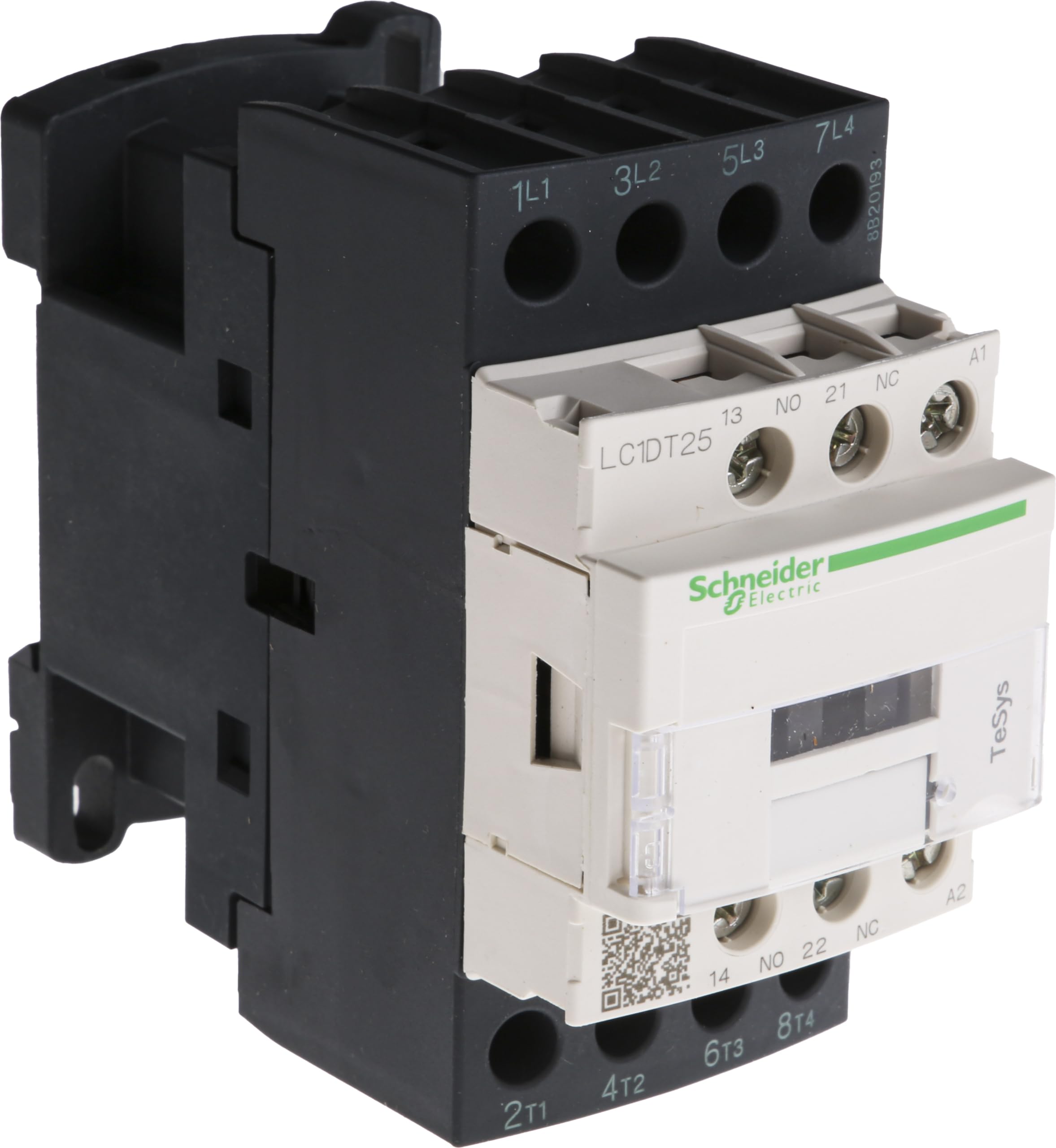 Schneider Electric LC1DT25P7 TeSys D, Contactor, 4P(4 NA) AC-1, <=440 V 25 A, bobina 230 V CA 50/60 Hz