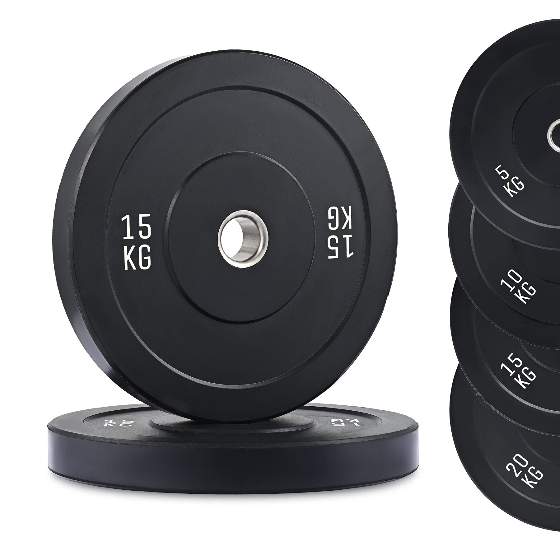Buy ZELUS Two 5kg 10kg 15kg 20kg Weight Plates, 2 Inch Olympic Weight