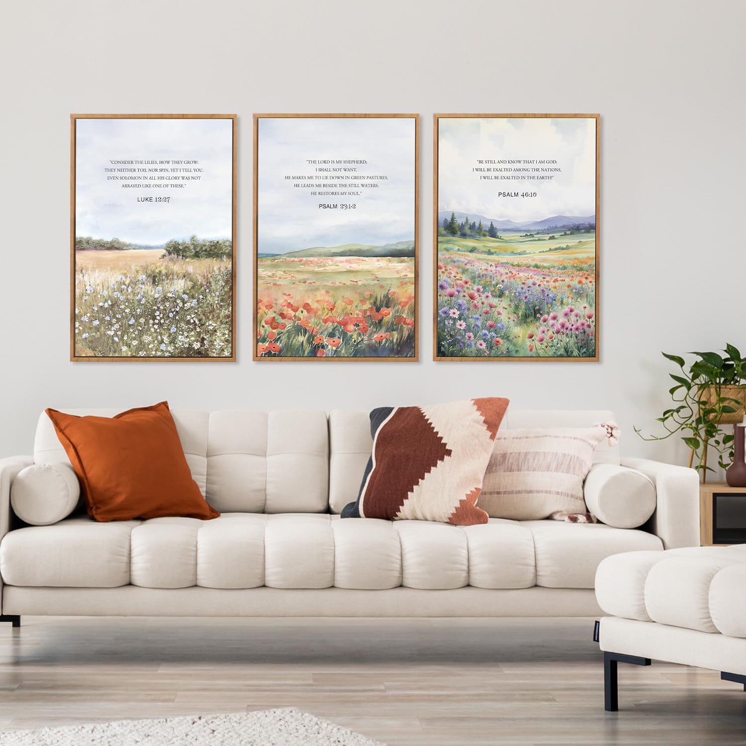 CHDITB Mountain Frame Canvas Wall Art, Nature themed office Wall Decor, country Scenic Art Spiritual Wall Painting, Vintage national park Mountains forest Art Prints for Living Room, Bedroom 16"x24"x3 — view 30