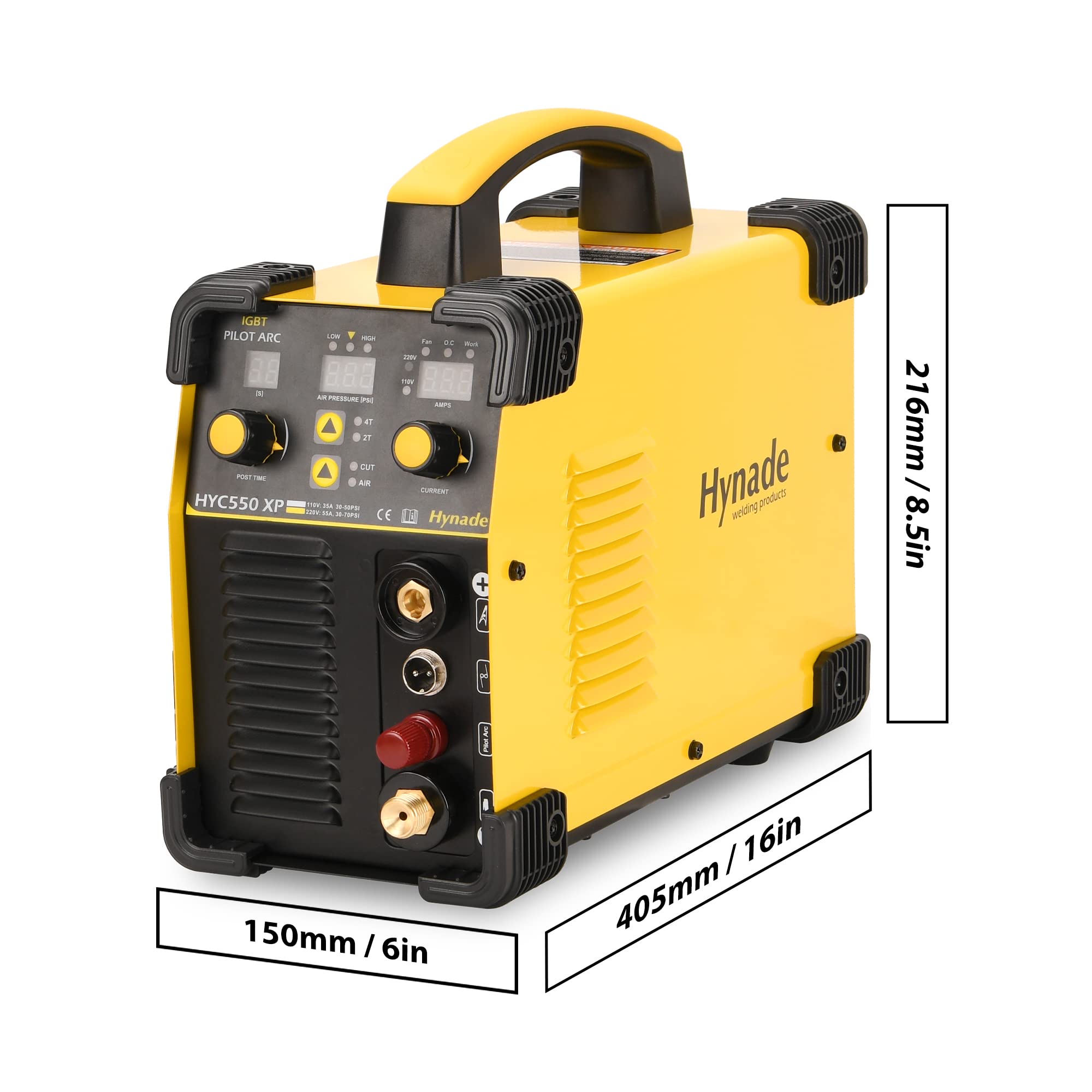 hynade Plasma Cutter HYC550XP, Non Touch Pilot Arc Plasma Cutter,55A