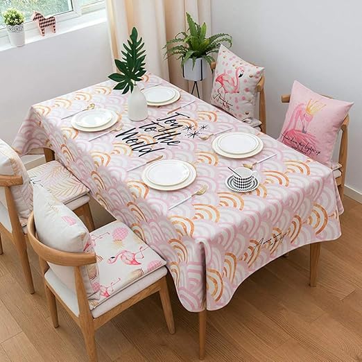 Amazon テーブルクロス 飾りぬの 吸水性 おしゃれ お絵かき すべり止め 厚手 四季通用 キャンプ 擦り傷防止 水洗い お食事マット 長テーブル 卓上装飾 防汚 綿麻布 140 0cm テーブルクロス オンライン通販