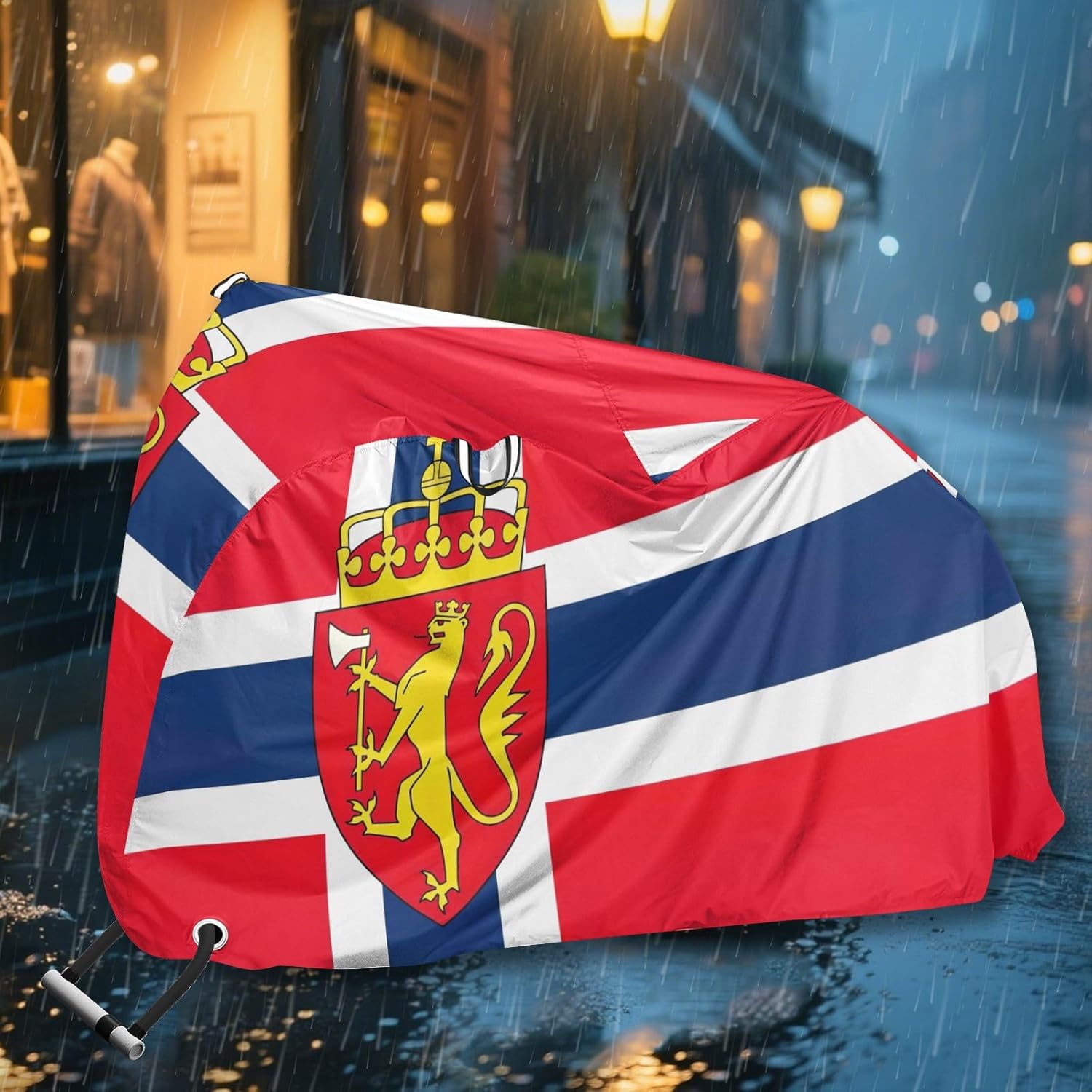 Norways_flag Bike Covers Waterproof Mountain Bike Cover Bikes Accessories