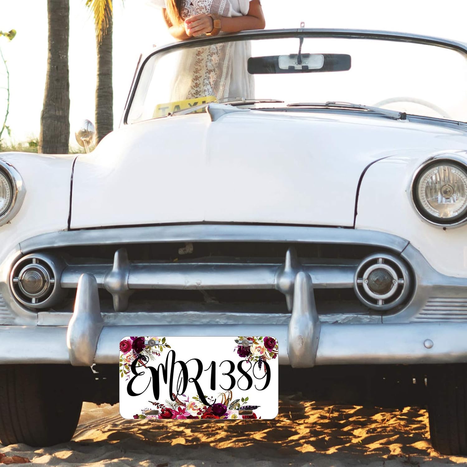 Buy Custom Personalized License Plate Customized Metal Novelty Cool Tag Cover 4 Holes Decorative Car Front Plate 6 X 12 Rdquo Online In Kazakhstan B08yqs2n4m