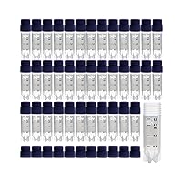 Vista 17 de Tubos de viales criogénicos de PP de 0.1 fl oz, rosca externa, sin código de barras, viales de plástico estériles con tapa de sellado estupenda