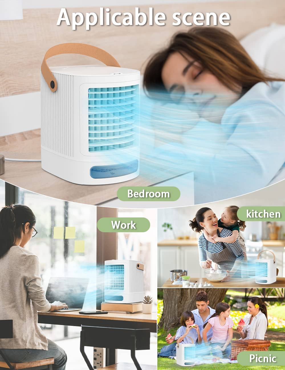 Amazon.co.jp: ポータブルエアクーラー – ミニエア蒸発冷却