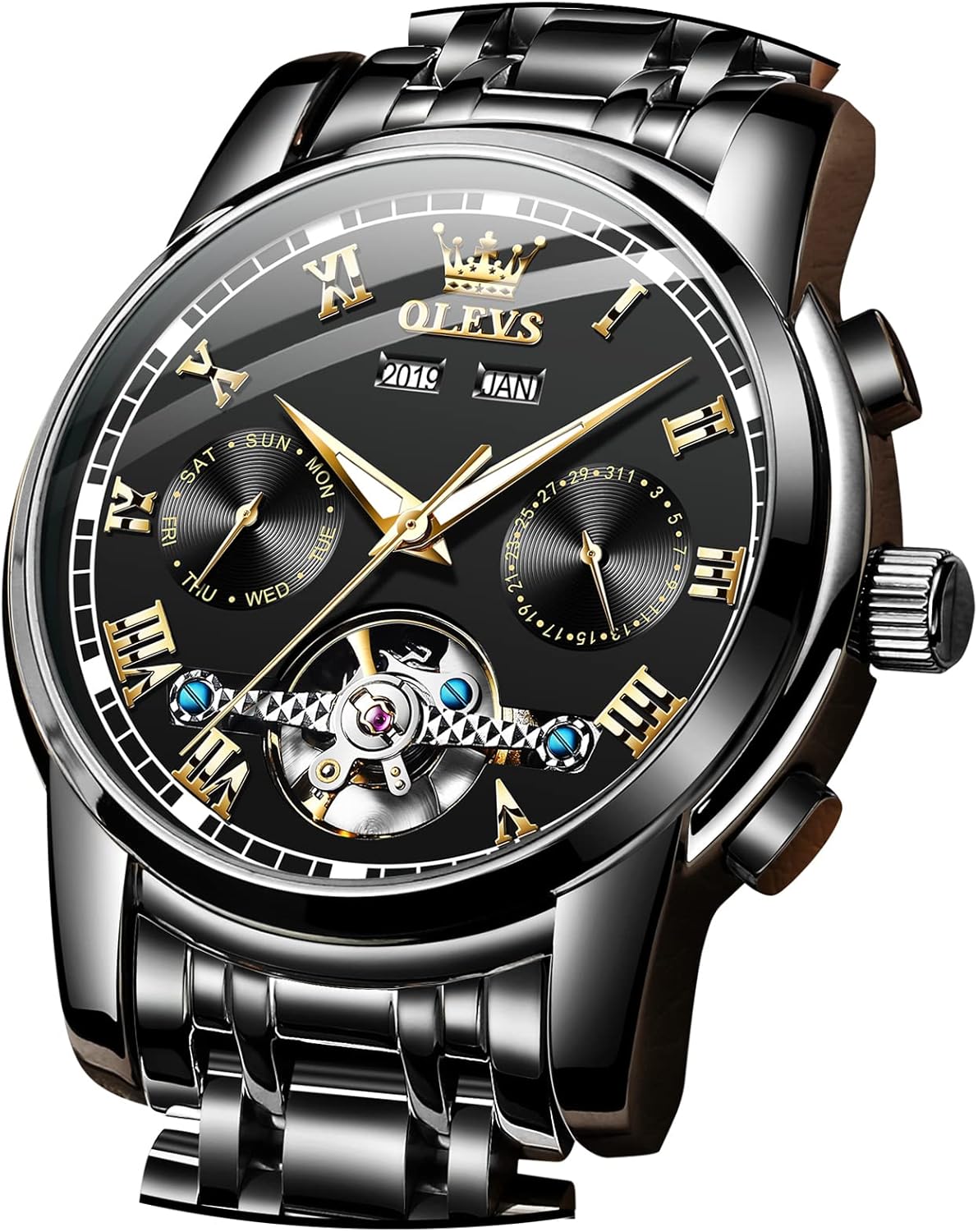 OLEVS Watch Men Mechanical Luxury Classic Fashion Dress