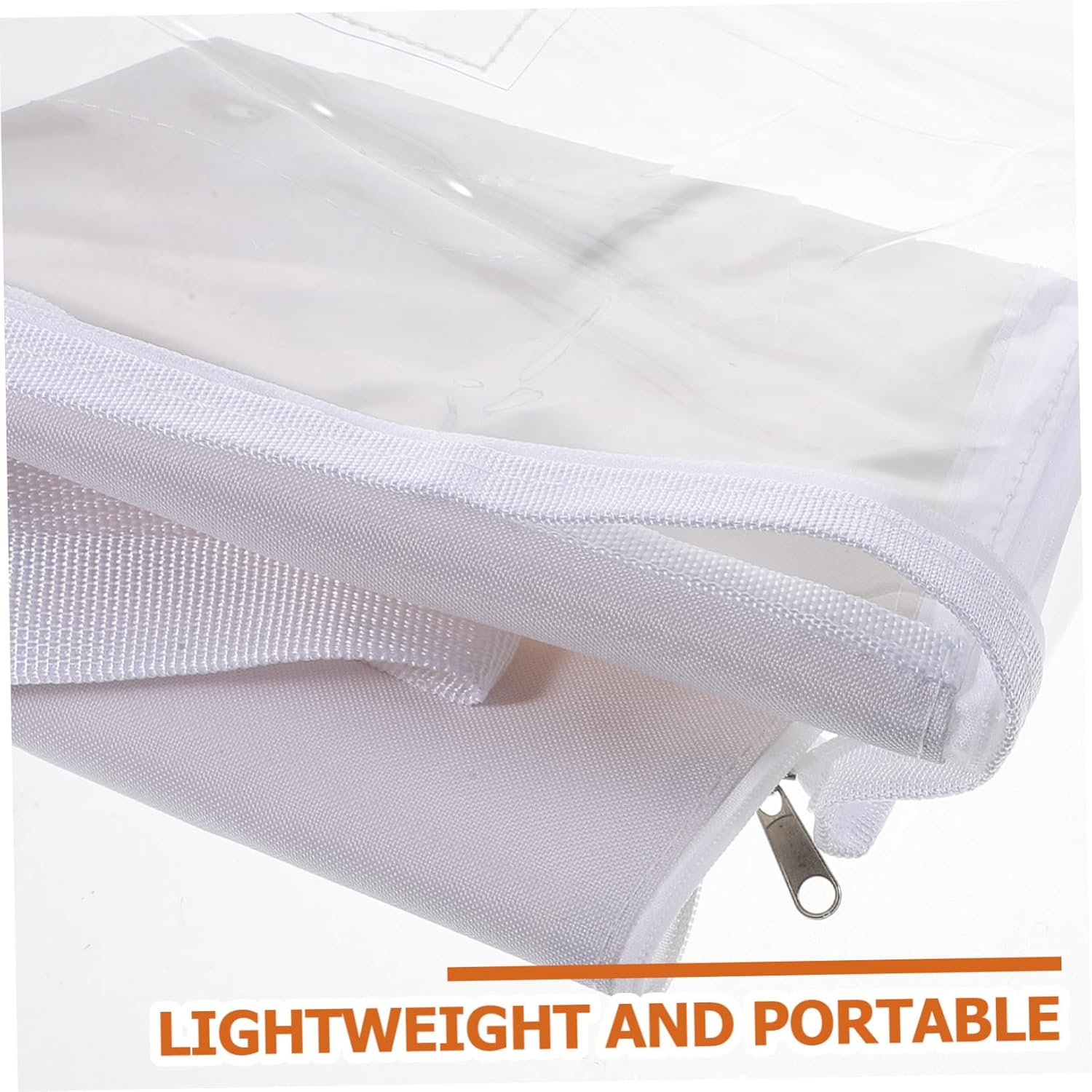 VOSAREA 2pcs Giant Pvc Toy Storage Bags Zipper Dress up Storage Boxes for Boys and Girls Tidy Organizers for Playroom Bedroom Living Area