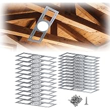 24 Pack New Construction Mounting Plate for Recessed Wafer LED Lights, 3/4/6inch Rough in Plate Template for Ceiling Light Fixture, 26inch Steel Housing Bracket, Easy Install