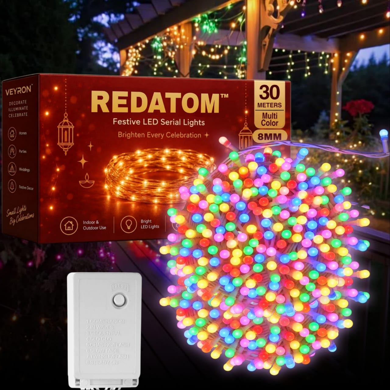 Ultra Long LED Pixel String Lights - 50 Meter -13