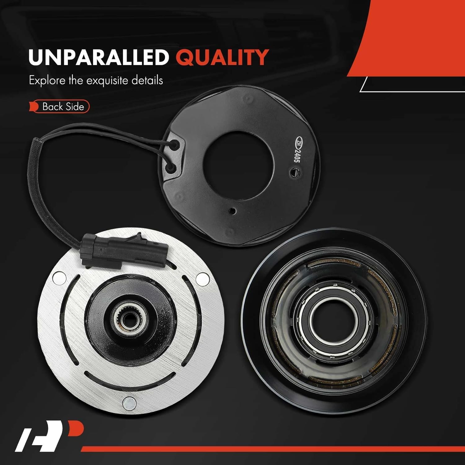 A-Premium Air Conditioner AC Compressor Clutch Kit Compatible with Dodge Charger 2006-2010, Magnum 2006-2008 & Chrysler 300 2006-2010, 2.7L