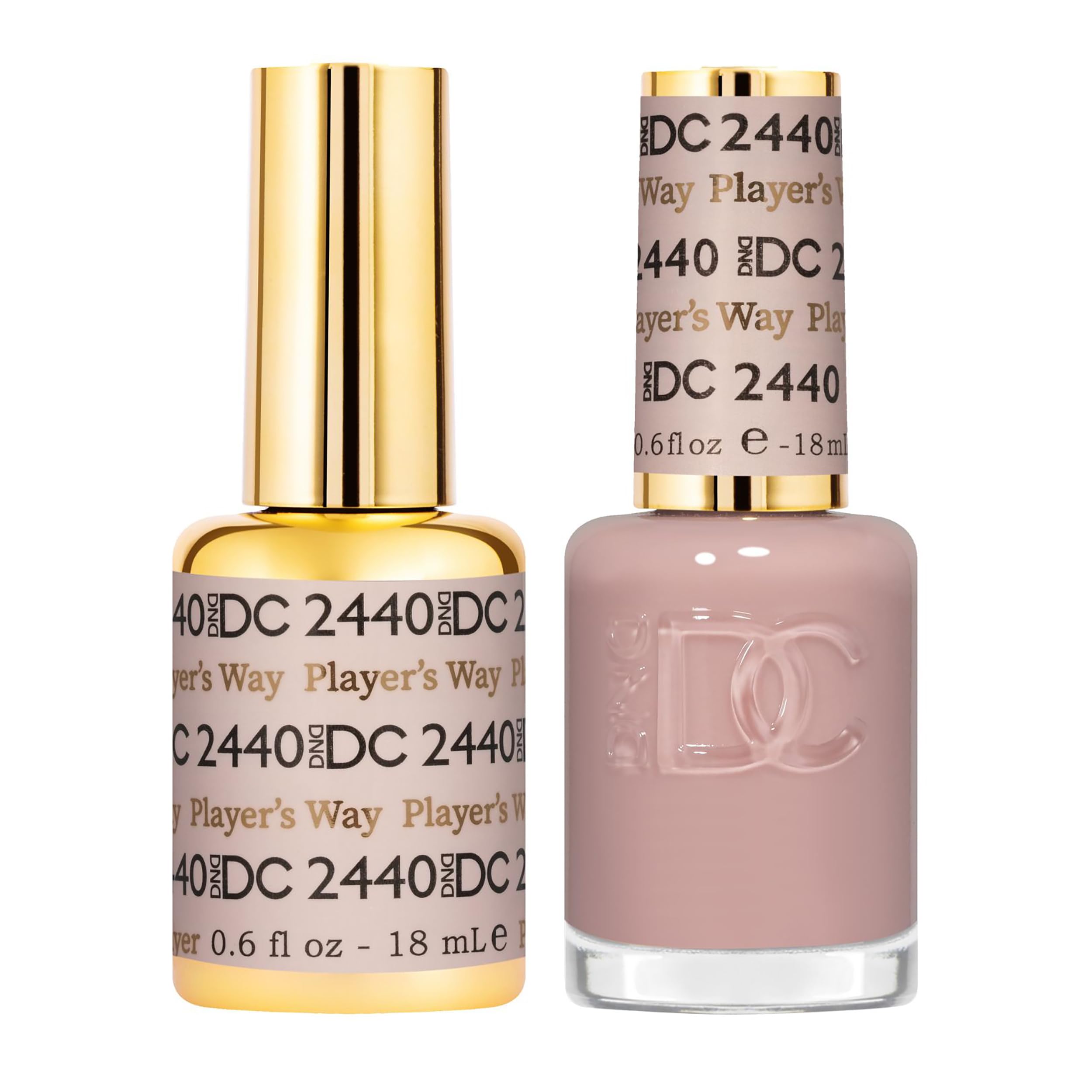 DND DC Gel Polish Set, Sheer Collection, UV Gel Polish and Air Dry Nail Lacquer, Matching Chip-Free Polish Duo, 0.5 Fl Oz Each