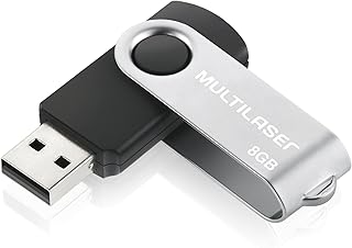Pen Drive Twist 8Gb Usb Leitura 10Mbs Gravação 3Mbs Preto Multi - PD587 - Produto #1 mais recomendado com 4.7 estrelas