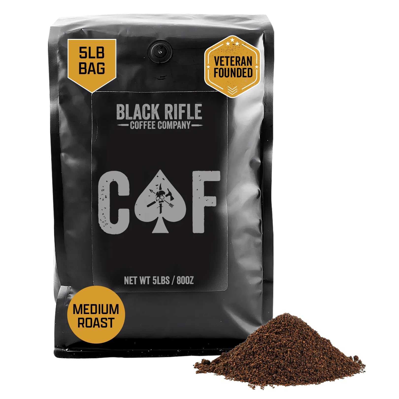 Amazon.com : Black Rifle Coffee Company CAF, 5 lb Bag, Ground