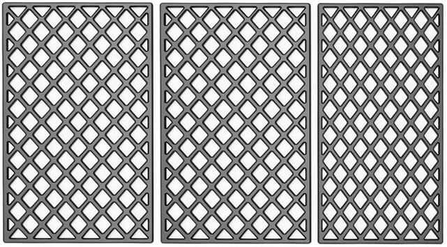 BAC367 Grill Grate Replacement for Traeger Pro 34 & Century 885 Accessories | Cast Iron Grill Grates for Traeger Pro 34 Texas Elite 34 Eastwood 34 Century 885 Sear Grate, Replace for Traeger HDW194, 3pcs