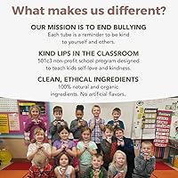 Vista 6 de Kind Lips Georgia Peach Organic Lip Balm Natural Hidratante Lip Care Paquete de 2