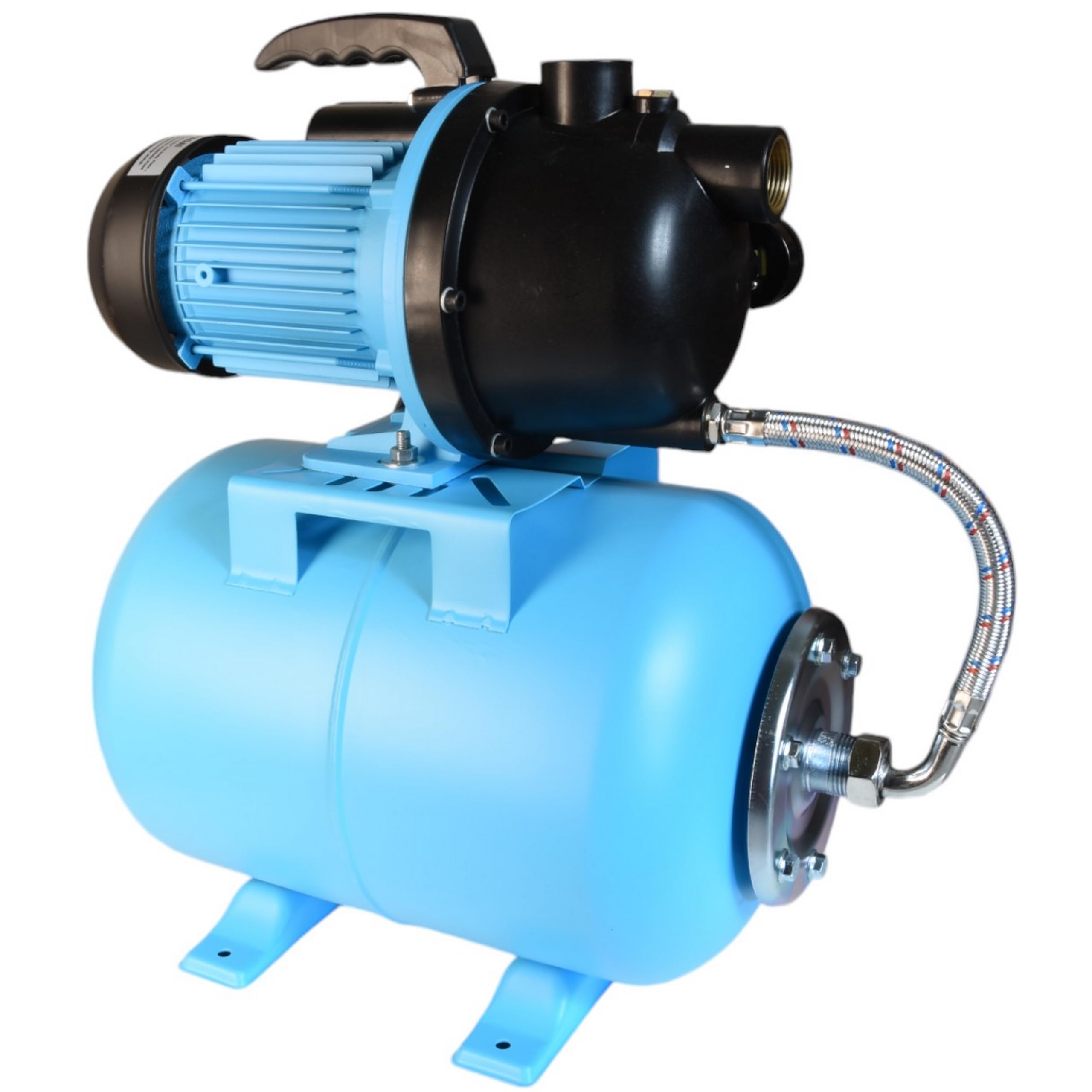 Hydrofor do Wody 24L ZESTAW HYDROFOROWY Pompa Hydroforowa HANDY 3000 (550 W, 3000 l/h, max. podnoszenie 40 m) Zbiornik Przeponowy 24 Litry Osprzęt WYDAJNY