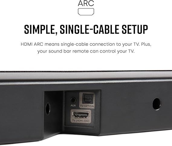 Polk Audio Signa S2 Sound Bar for Smart TV with Subwoofer, Wireless Exclusive VoiceAdjust Technology, Ultra-Slim Design, Works with 4K & HD TVs, HDMI & Optical, Bluetooth, Wireless Streaming