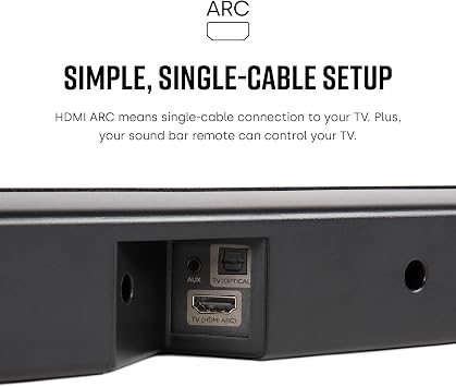 Polk Audio Signa S2 Sound Bar for Smart TV with Subwoofer, Wireless Exclusive VoiceAdjust Technology, Ultra-Slim Design, Works with 4K & HD TVs, HDMI & Optical, Bluetooth, Wireless Streaming