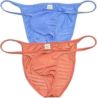 Mens Bodybuilding Posing String Bikini Briefs Underwear Male Contour Pouch Cheeky Briefs Silky Soft Thin Underpants