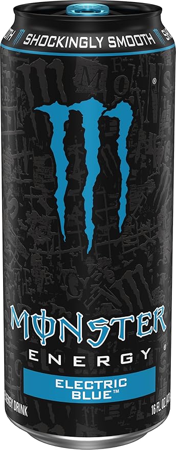 Monster Energy Electric Blue, bebida energética, 16 oz (paqu miniatura 2