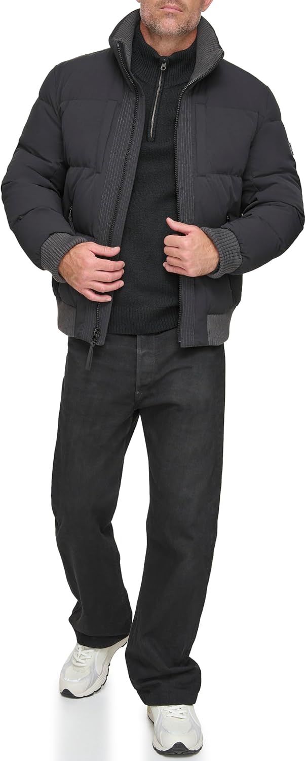 Andrew Marc Men's Wool Coat - Mid and Full Length