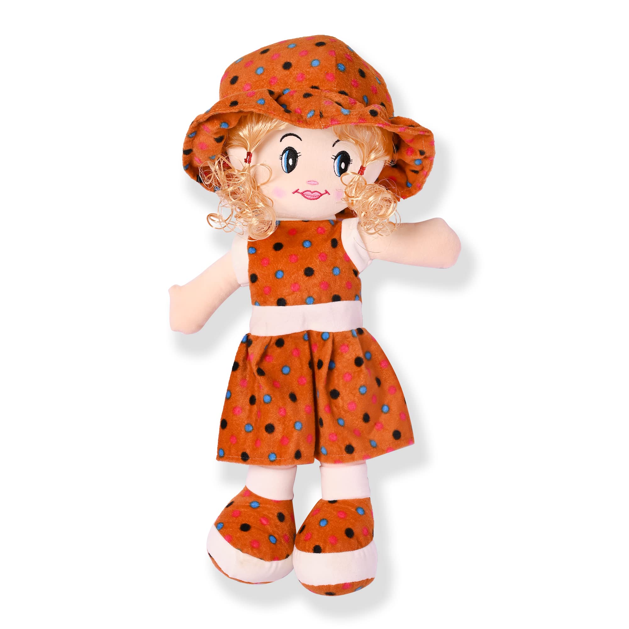 Glance Soft Cute Looking Beautiful Doll | Attractive Stuffed Toys | Grab Your Attention on Little Darling Doll (Brown Curly Doll, 80cm) (B0CF38G3CT) Amazon Price History, Amazon Price Tracker
