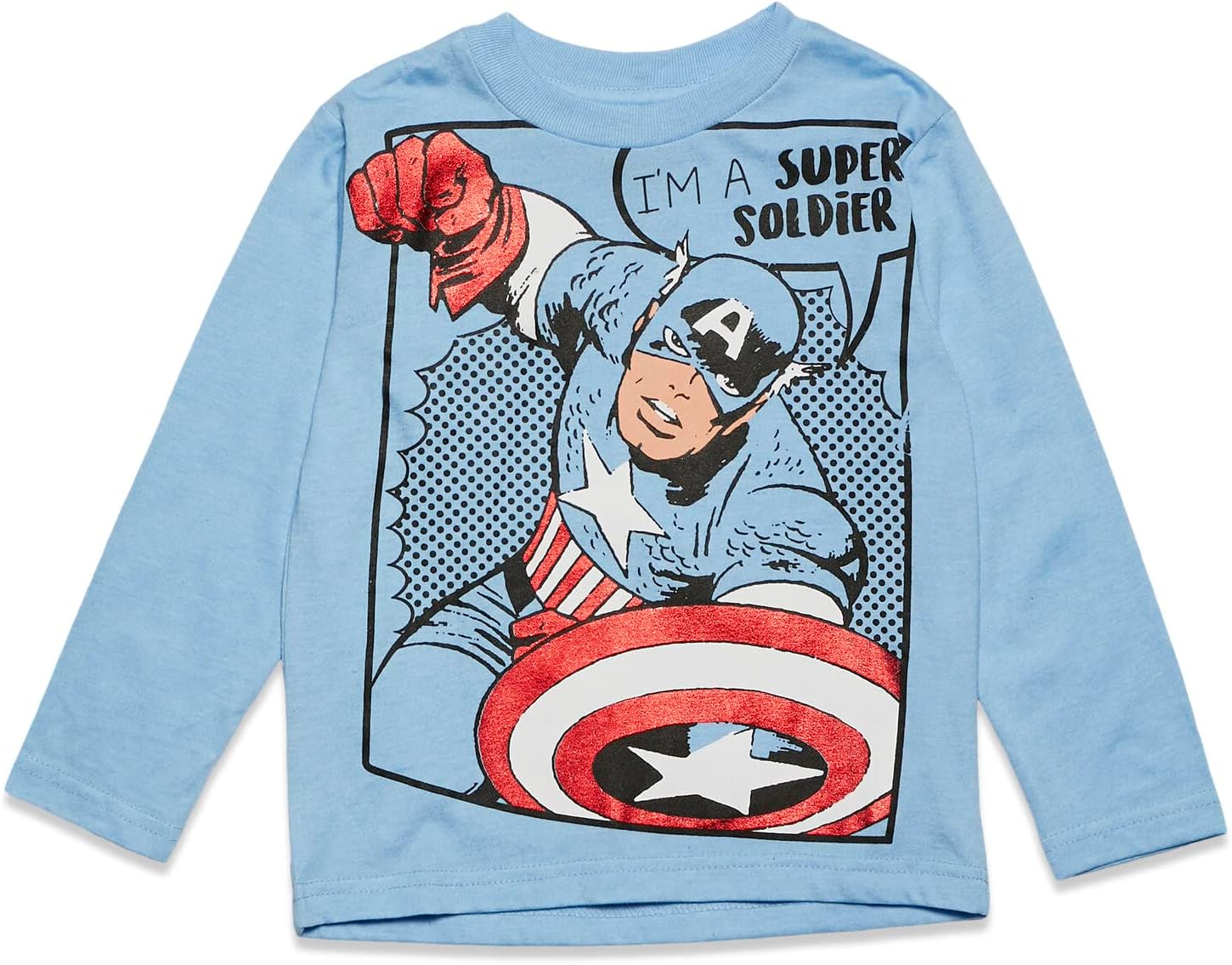 Marvel Avengers 4 Pack Long Sleeve T-Shirts Toddler to Big Kid - Image 6