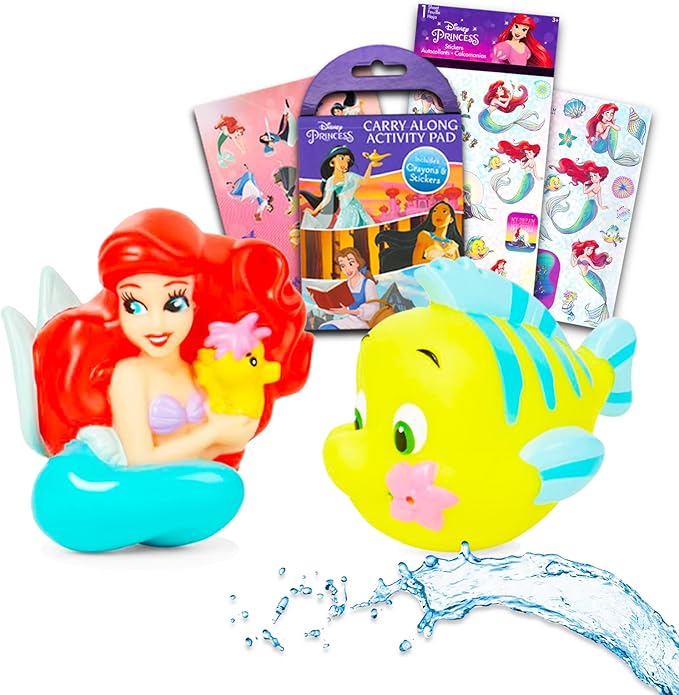 Ariel Water Squirties Bundle with 2 Pc Little Mermaid