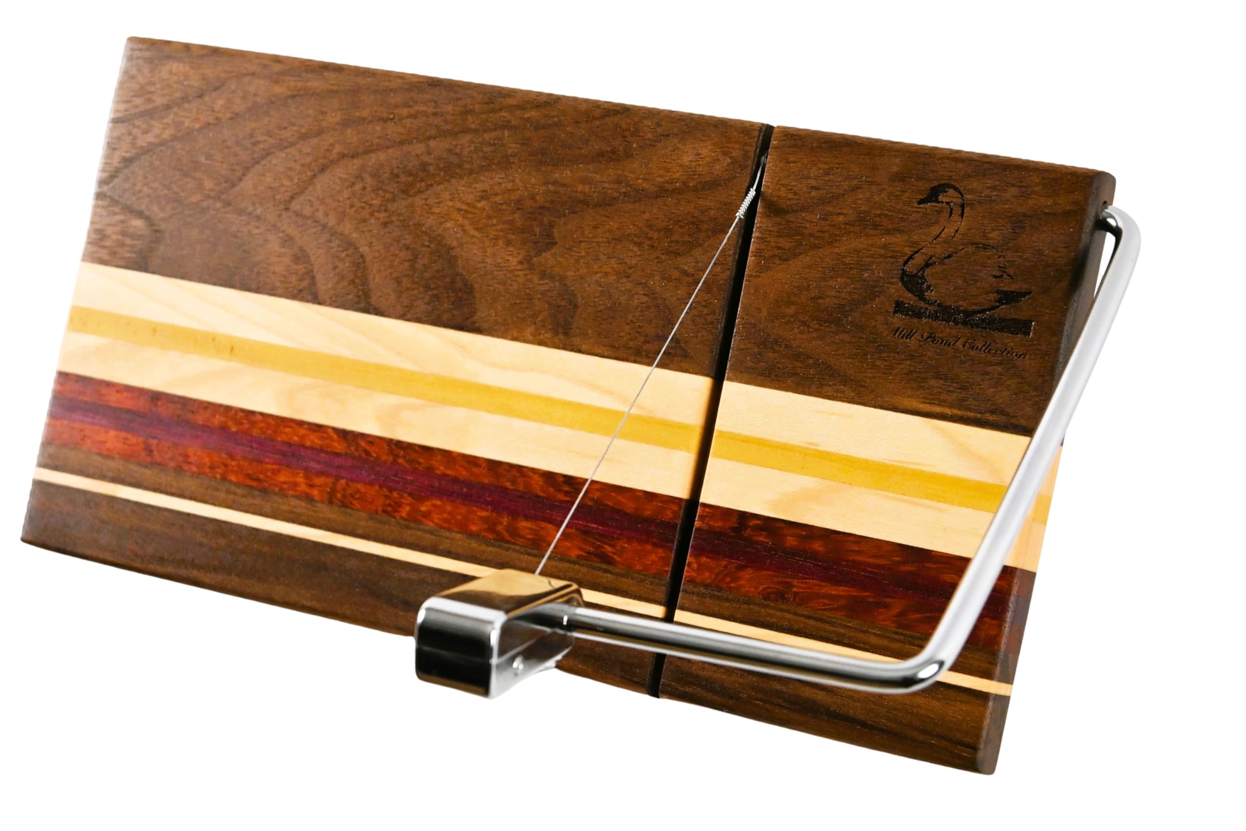 MPC Wooden face grain Premium cheese board with slicer