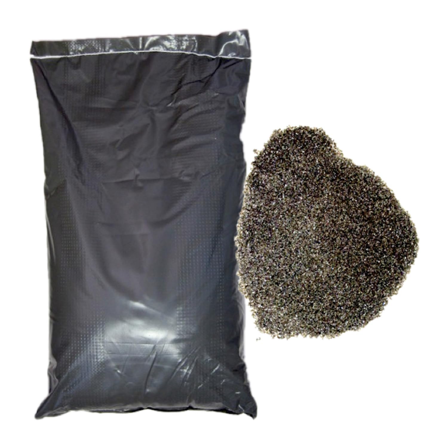 Scorie di Rame Abrasivo Polen 25kg, 0.1-0.4 mm - Sabbia per Sabbiatrice, Durezza 6-7 Mohs, Riutilizzabile 6-7 Volte, Legno, Metallo, Ruggine - LordsWorld