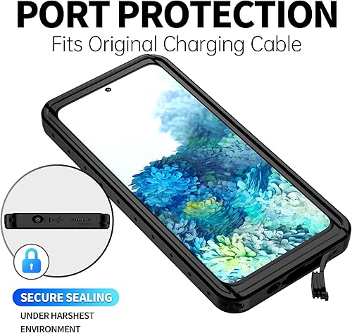 Miniatura 8 de BEASTEK Funda impermeable para Samsung Galaxy S20 Plus, serie NRE a prueba de golpes bajo el agua IP68 con protector de pantalla integrado, cubierta