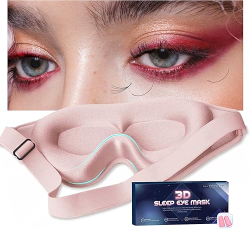 Miniatura 7 de Máscara de ojos para extensiones de pestañas, máscara de dormir para extensiones de pestañas para mujeres, extensión de pestañas, máscara de dormir