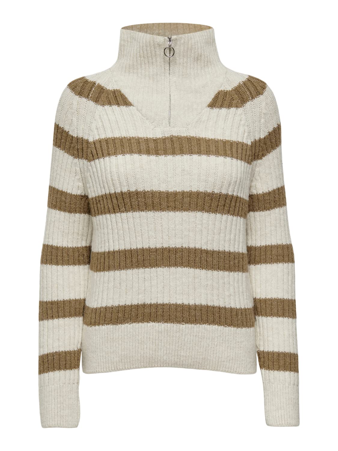 ONLLEISE FREYA LS ZIP HIGH NECK KNT NOOS Kazak Kadın