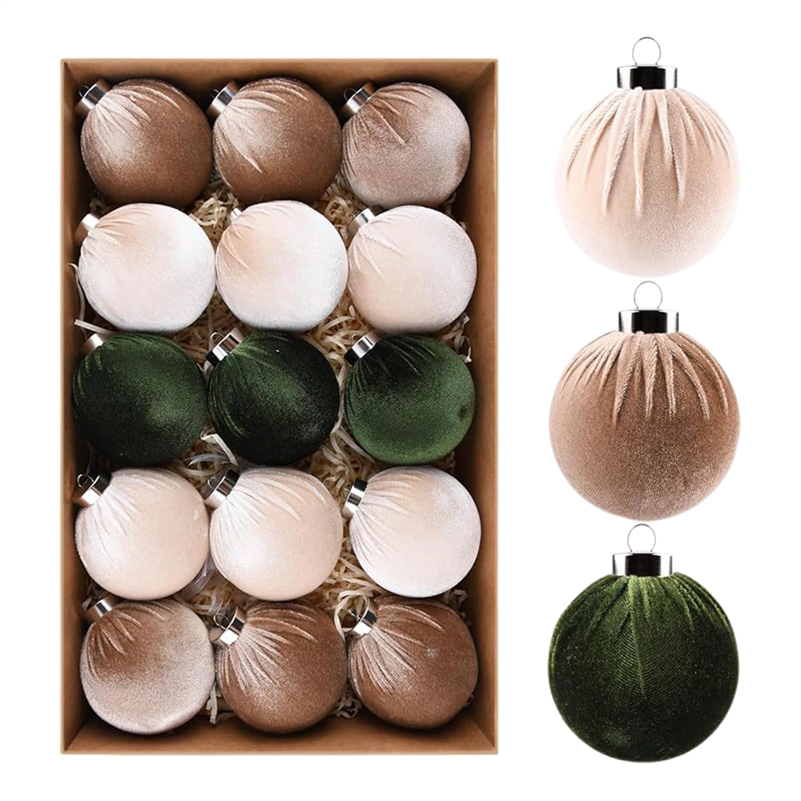 Boules de Noël incassables légères pour décorer sans casse