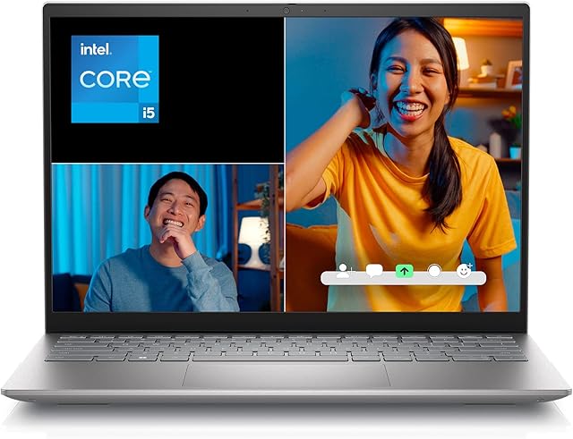 Dell Inspiron 5420 14" FHD+ Laptop, Intel Core i5-1235U, 8GB RAM, 512GB SSD, Backlit Keyboard, Fingerprint Reader, Windows 11 Home (Platinum Silver)