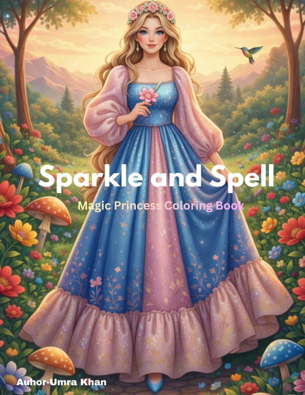 Sparkle and Spell: Magic Princess Coloring Book