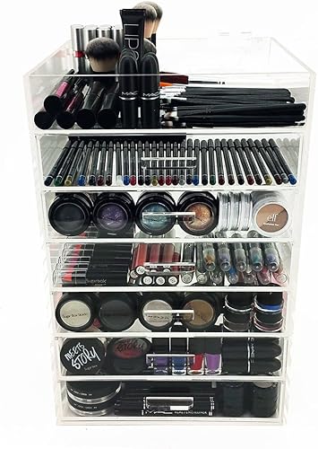 Miniatura 2 de Organizador de cosméticos y maquillaje acrílico de 7 niveles OnDisplay