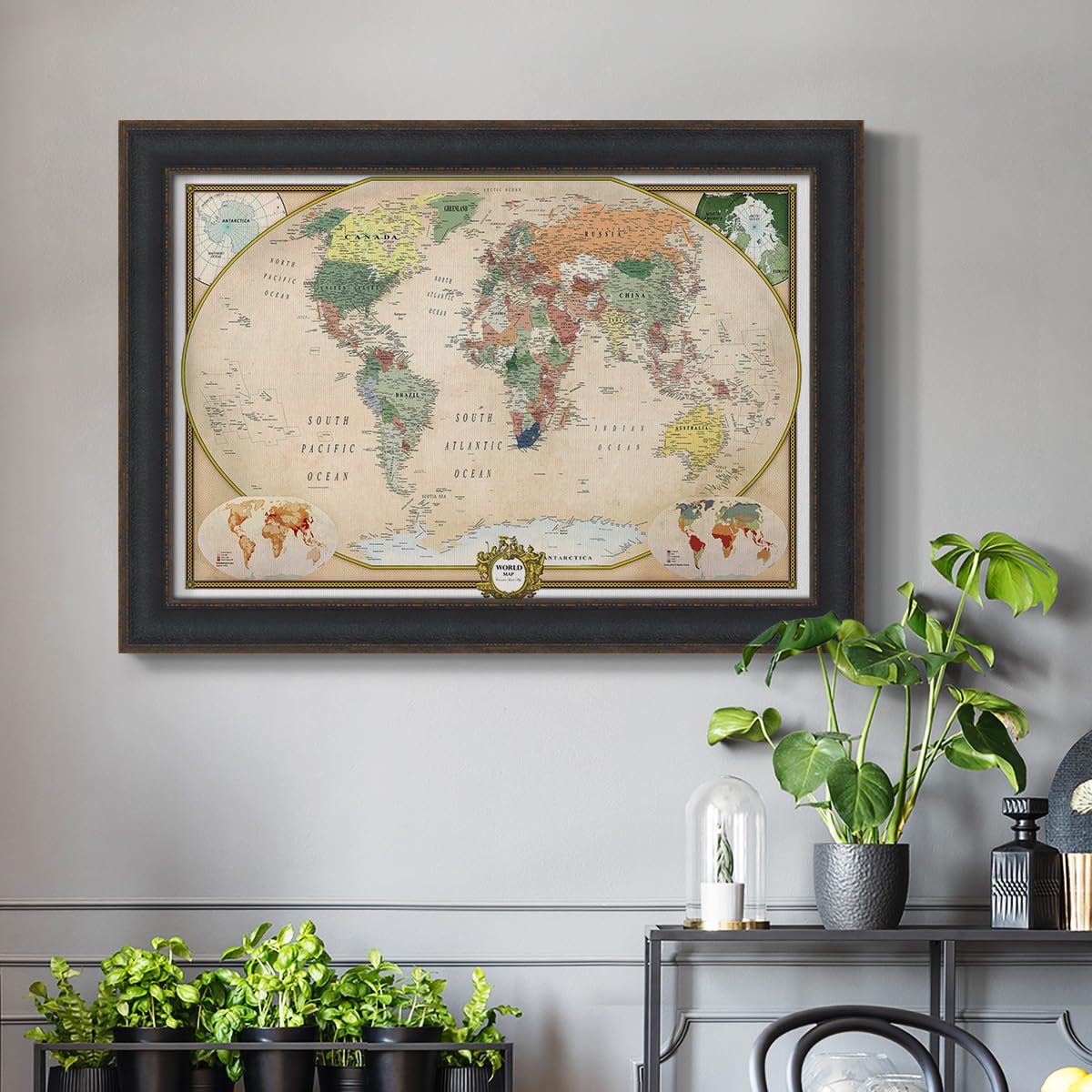 Amazon.co.jp: 世界旅行地図 ウォールアートコレクション