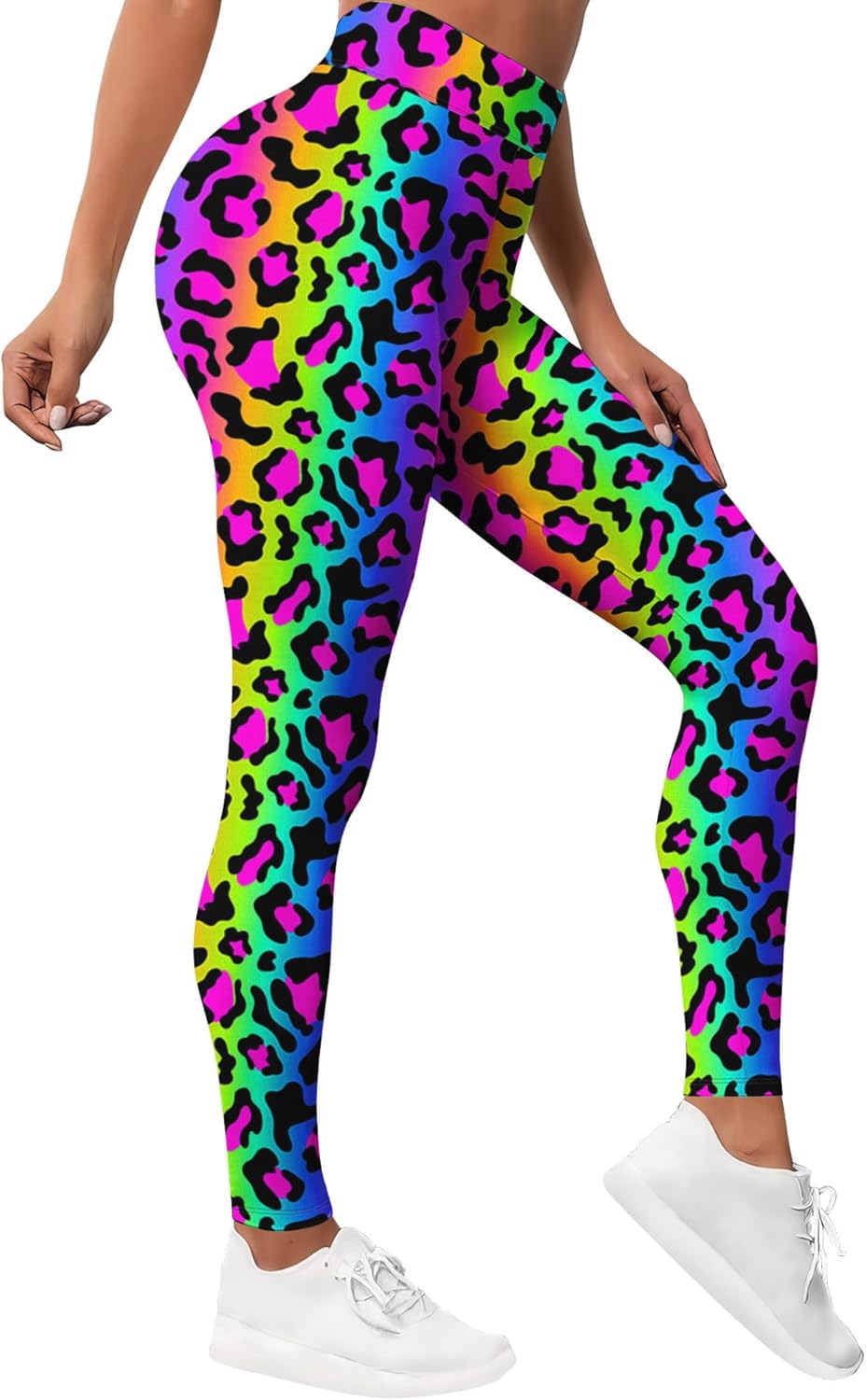 PAGYMO Printed Leggings for Women Patterned Cute Graphic High Waisted Workout Athletic Gym Running Yoga Pants
